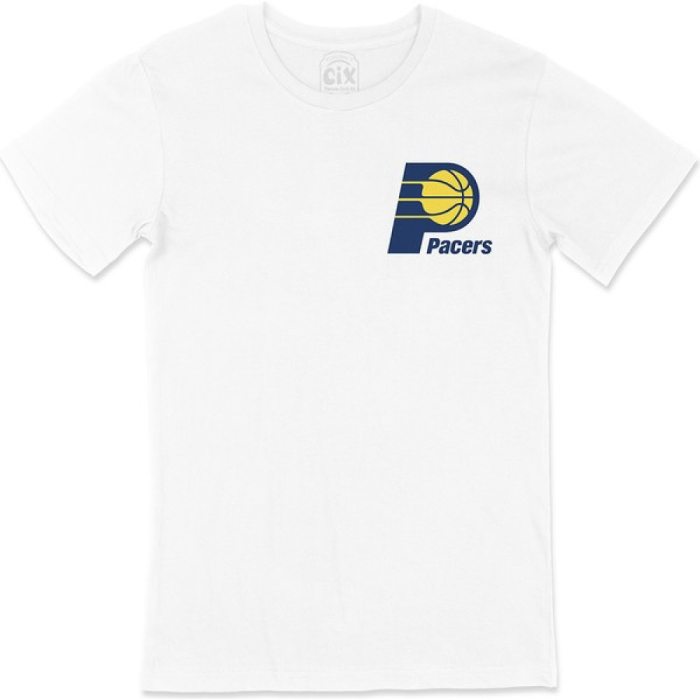 Cix Indiana Pacers Cep Logo Tasarımlı Beyaz Tişört Erkek T-shirt Fiyatı