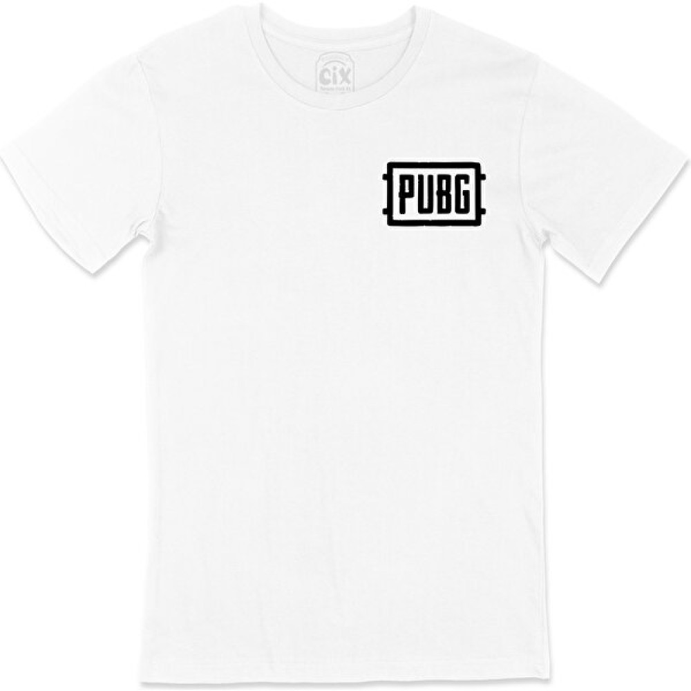 Cix Pubg Cep Logo Tasarımlı Beyaz Tişört Erkek T-shirt Fiyatı