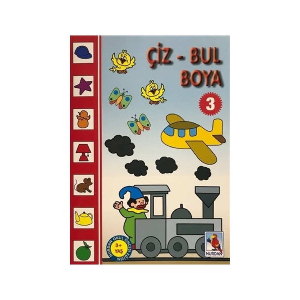 Çiz - Bul Boya 3 Aktivite & Eğitici Kitaplar Fiyatı