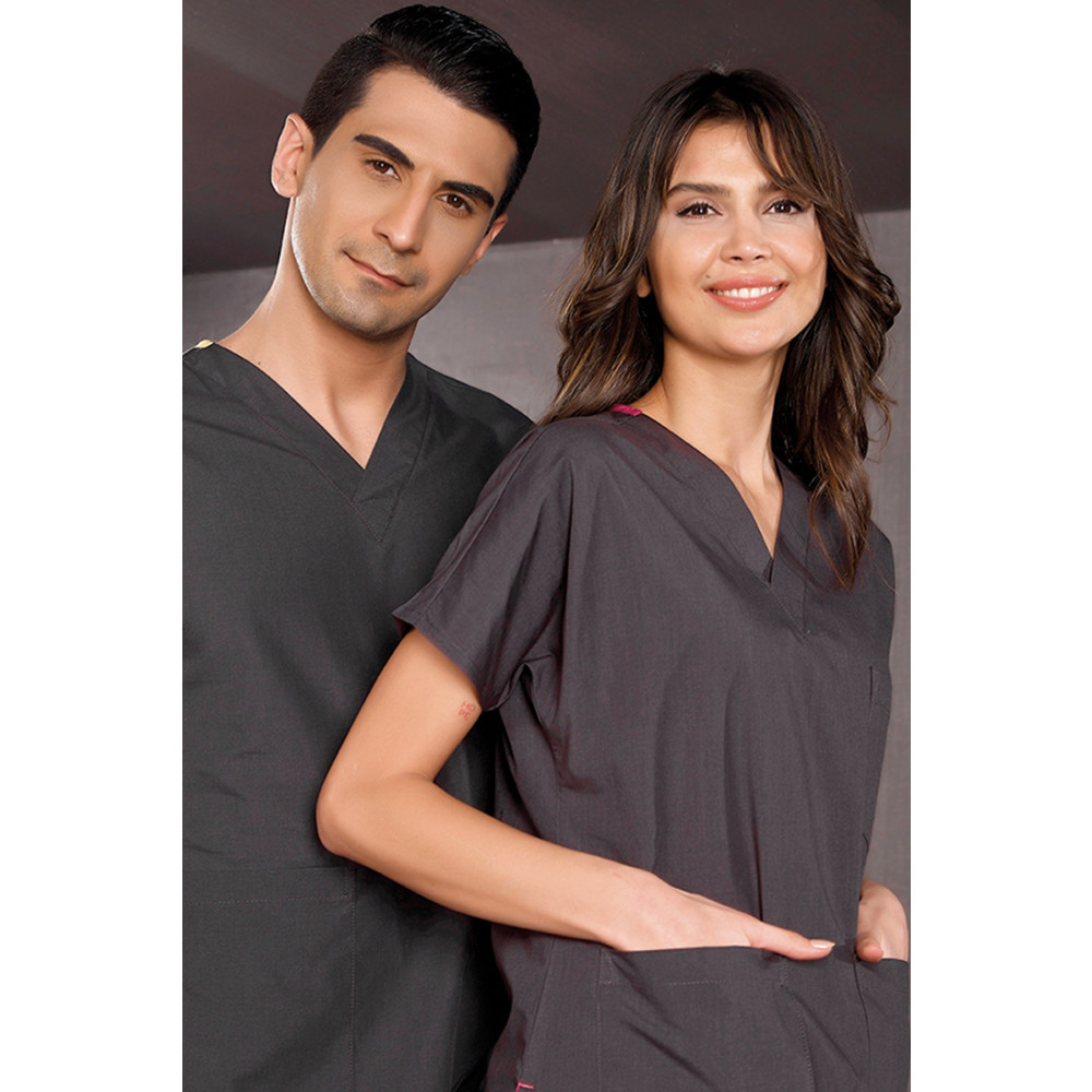 ÇİZGİ MEDİKAL Dr Greys Terikoton Füme Doktor Hemşire Forması Medikal Forma Cerrahi Takım Ince Kumaş (ALT ÜST) XXS Beden İş Güvenliği Ürünleri Fiyatı