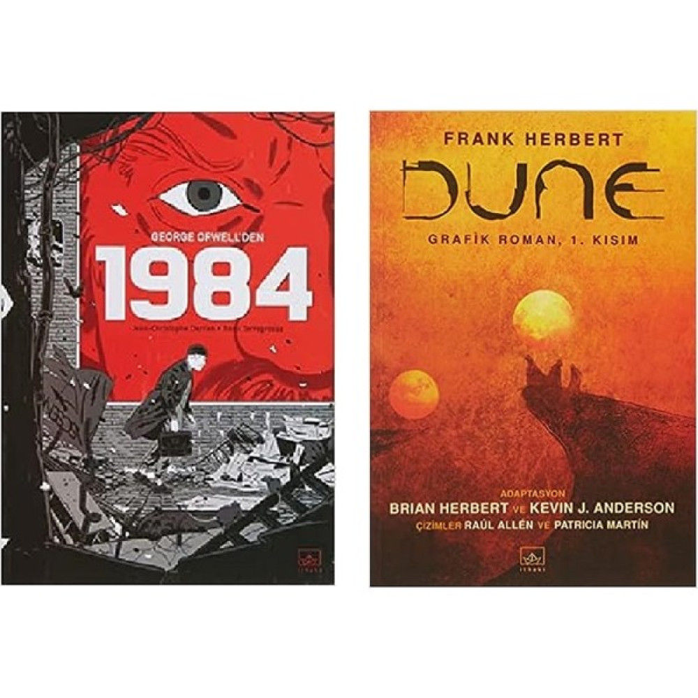 Çizgi Roman Set 1984 -George Orwell - Jean-Christophe Derrien / Dune - Grafik Roman 1. Kısım Çizgi Roman Fiyatı