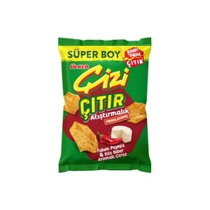 Çizi Çıtır Tulum Peyniri & Köz Biber Aromalı Çerez 120 g Diğer Fiyatı
