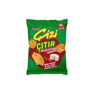 Çizi Çıtır Tulum Peyniri & Köz Biber Aromalı Çerez 50 g Diğer Fiyatı