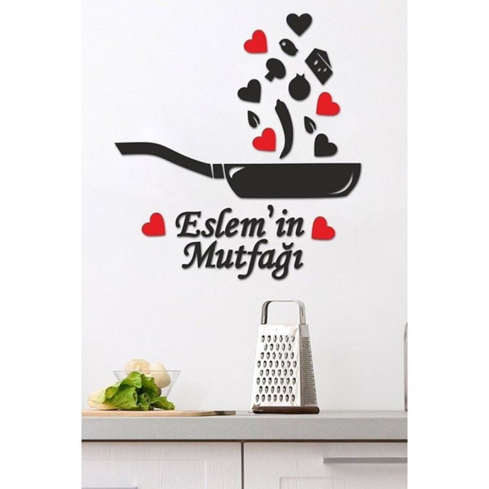 CK Tasarım Mutfak Dekorasyon Dekoratif Tava Mutfak Duvar Süsü - Siyah - 50*20 CM Ev & Dekorasyon Aksesuarları Fiyatı