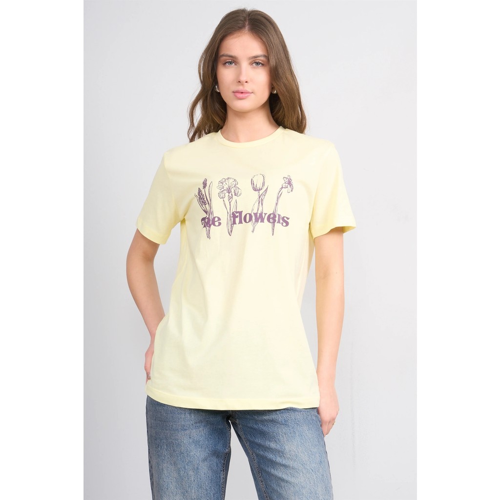 C.K Y26 8791 Fithit Byn B.Yk Regular Baskılı T-shirt U.Sarı Giyim & İç Giyim Fiyatı