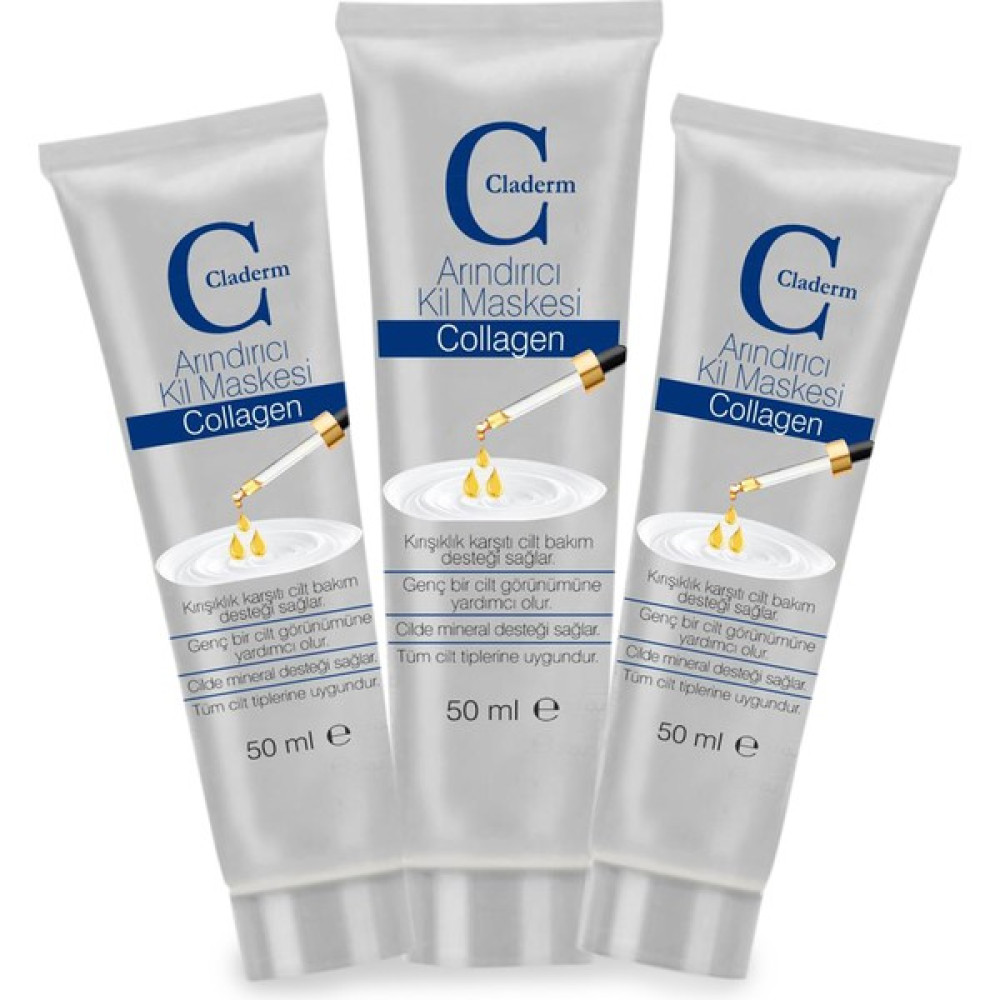 Claderm 50 ml Collagen 3'lü Avantaj Paketi Maskeler Fiyatı