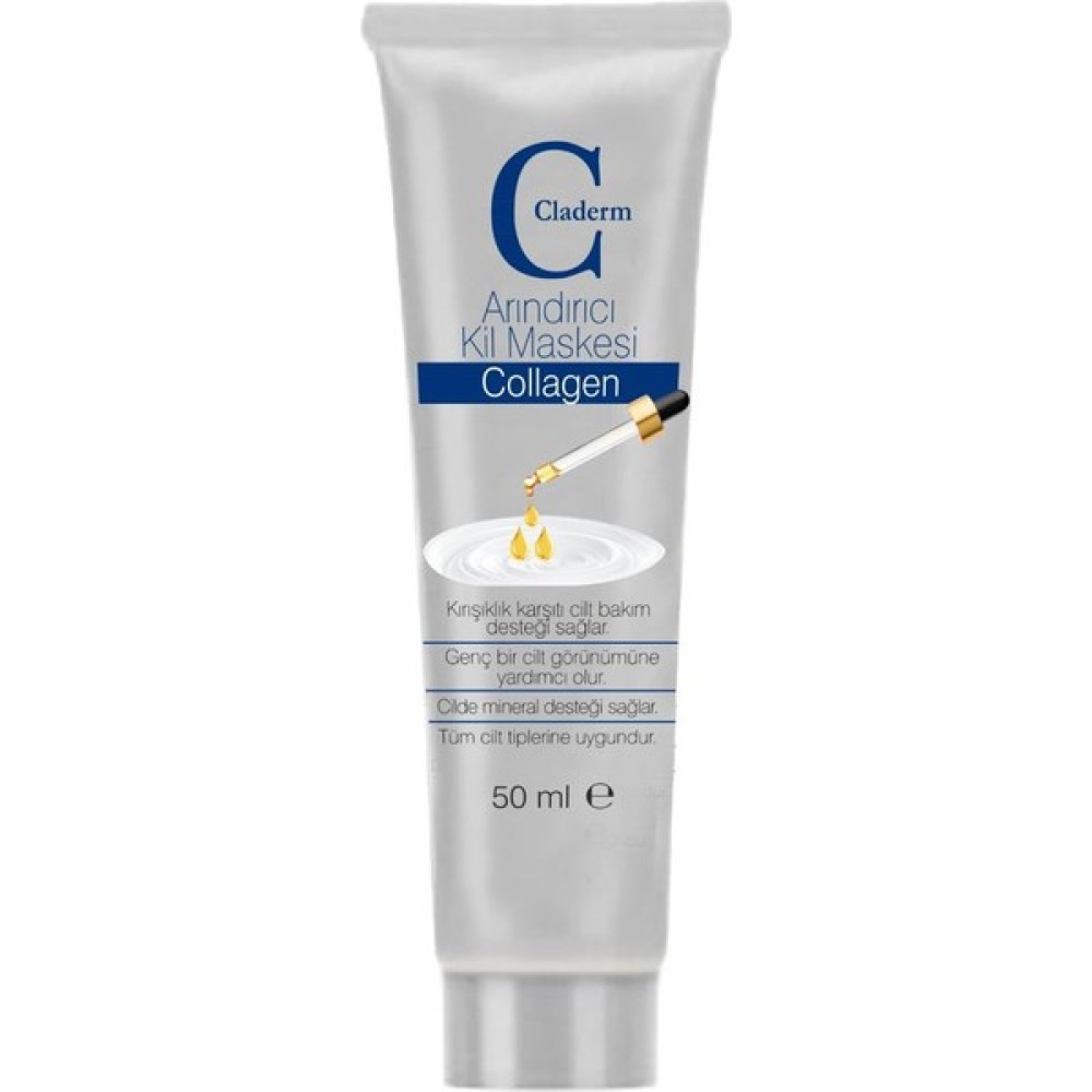 Claderm 50 ml Kil Maskesi Collagen Maskeler Fiyatı