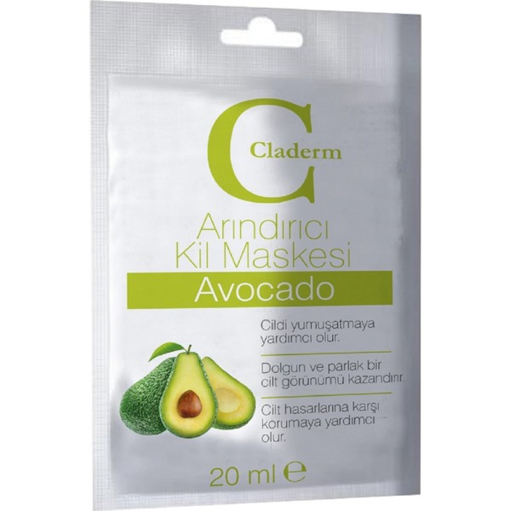 Claderm Kil Maskesi 20 ml Sachet – Avocado Maskeler Fiyatı