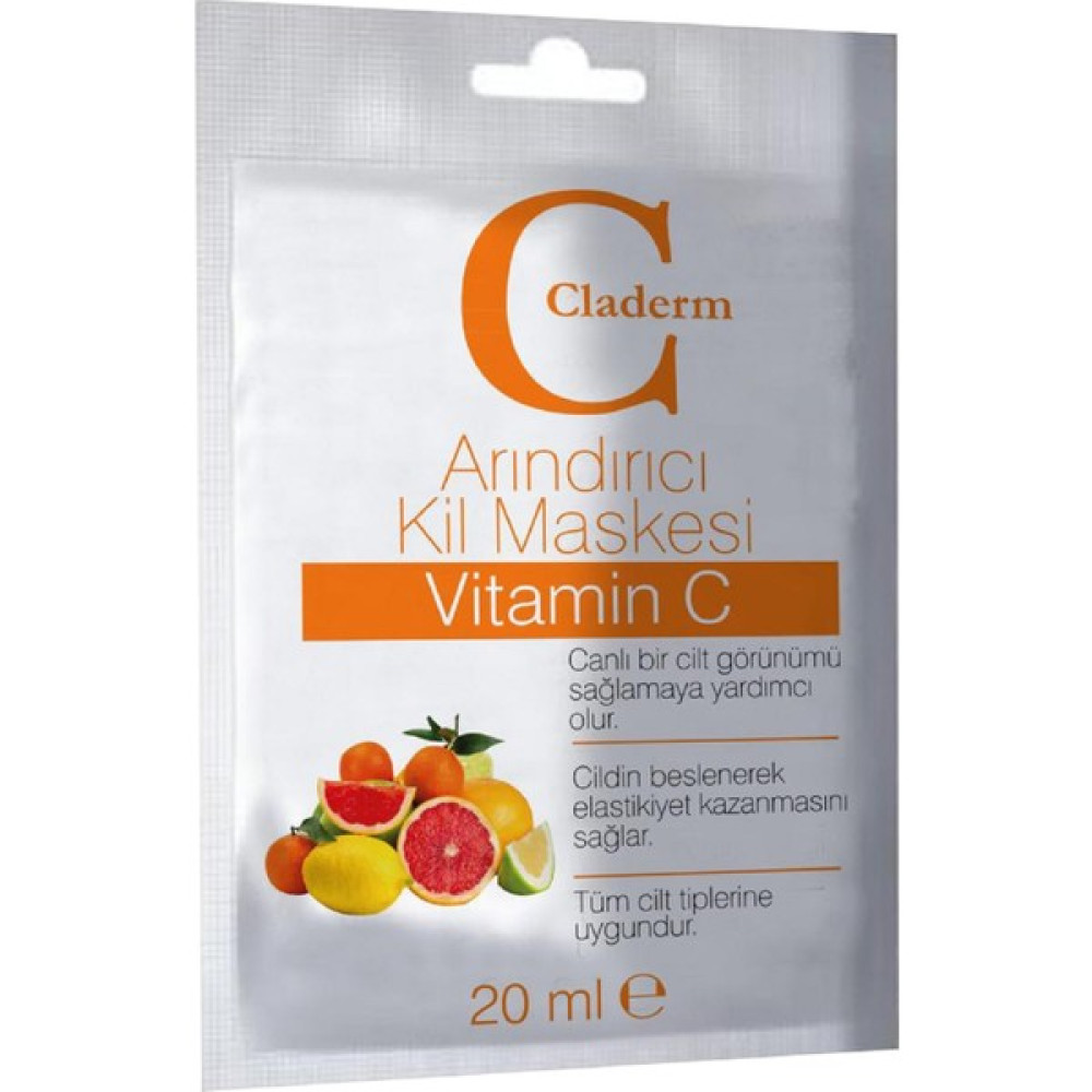 Claderm Kil Maskesi 20 ml Sachet – C Vitamin Maskeler Fiyatı
