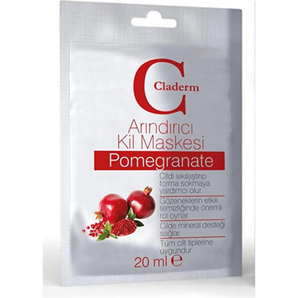 Claderm Kil Maskesi 20 ml Sachet – Pomegranate Maskeler Fiyatı