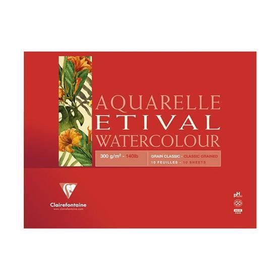 Clairefontaine 93432 Etival Watercolor Suluboya 24x32 cm 30 Yaprak Resim Defteri