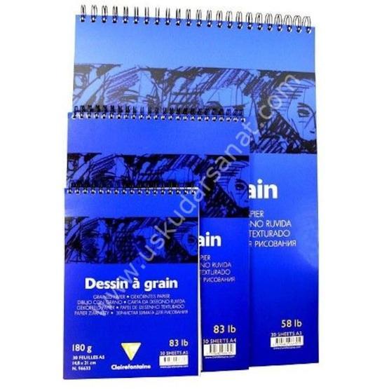 Clairefontaine Dessin A Grain A5 Spiralli Defter