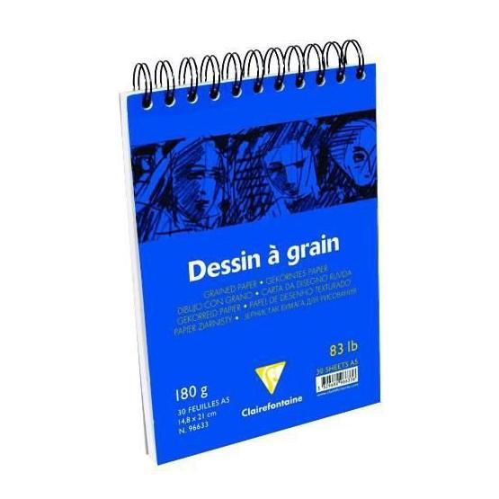 Clairefontaine Dessin A Grain A5 Spiralli Defter