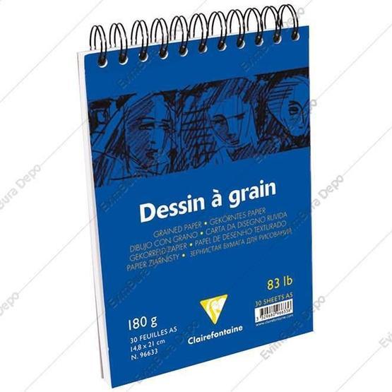 Clairefontaine Dessin A Grain A5 Spiralli Defter