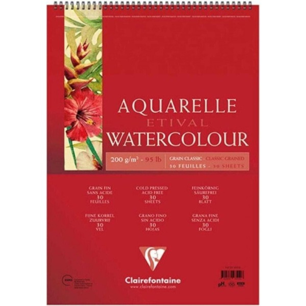 Clairefontaine Etival Classic Üstten Yapışkanlı A4 300GR 15YP Sul Defter & Kağıt Ürünleri Fiyatı