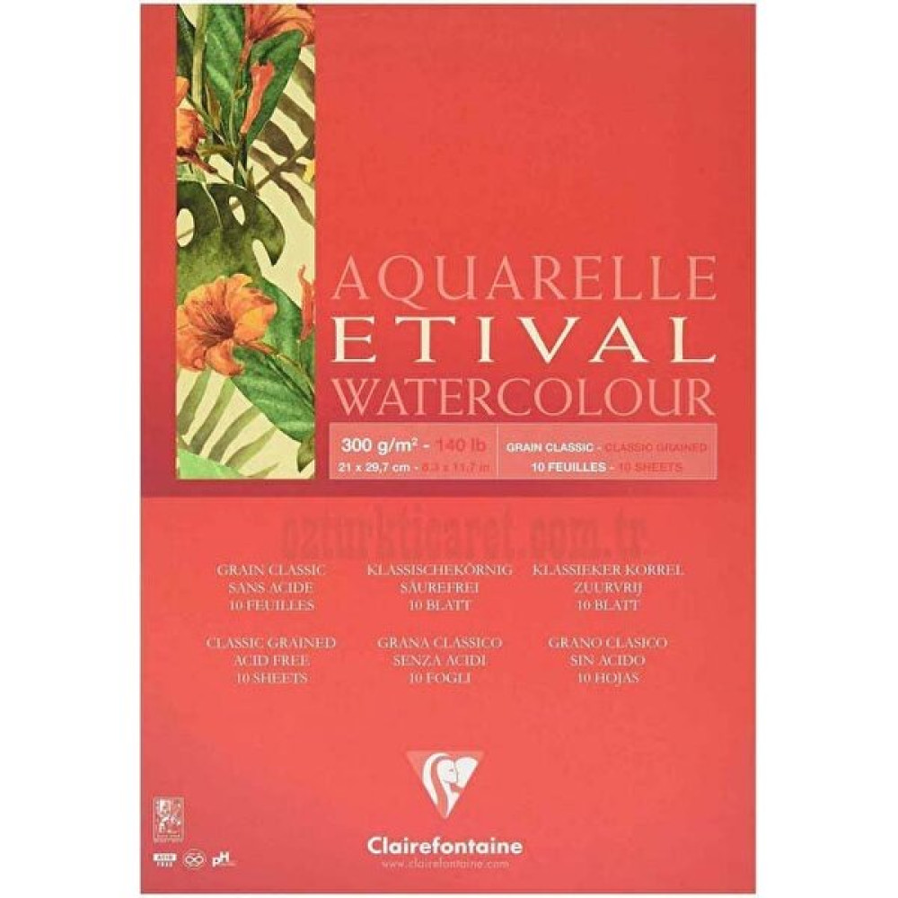Clairefontaine Etival Classic Üstten Yapışkanlı A5 300GR 15YP Sul Defter & Kağıt Ürünleri Fiyatı