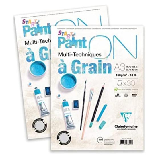 Clairefontaine PD966417 Paint-On A Grain Start A5 30 Yaprak Resim Defteri