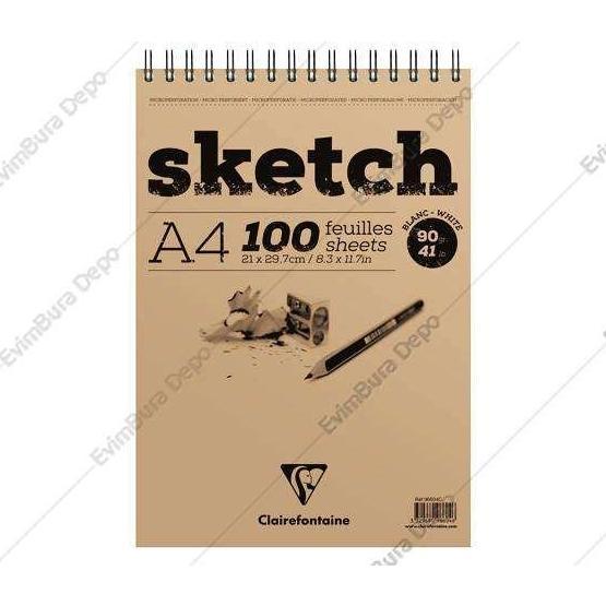 Clairefontaine Sketch A3 Spiralli Defter