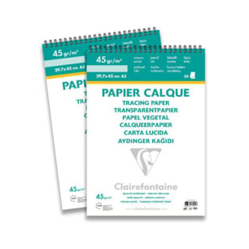 Clairefontaine Tracing Spiralli Aydınger Blok 40/45 gr 30 Yp. A3 Resim Kağıdı Fiyatı