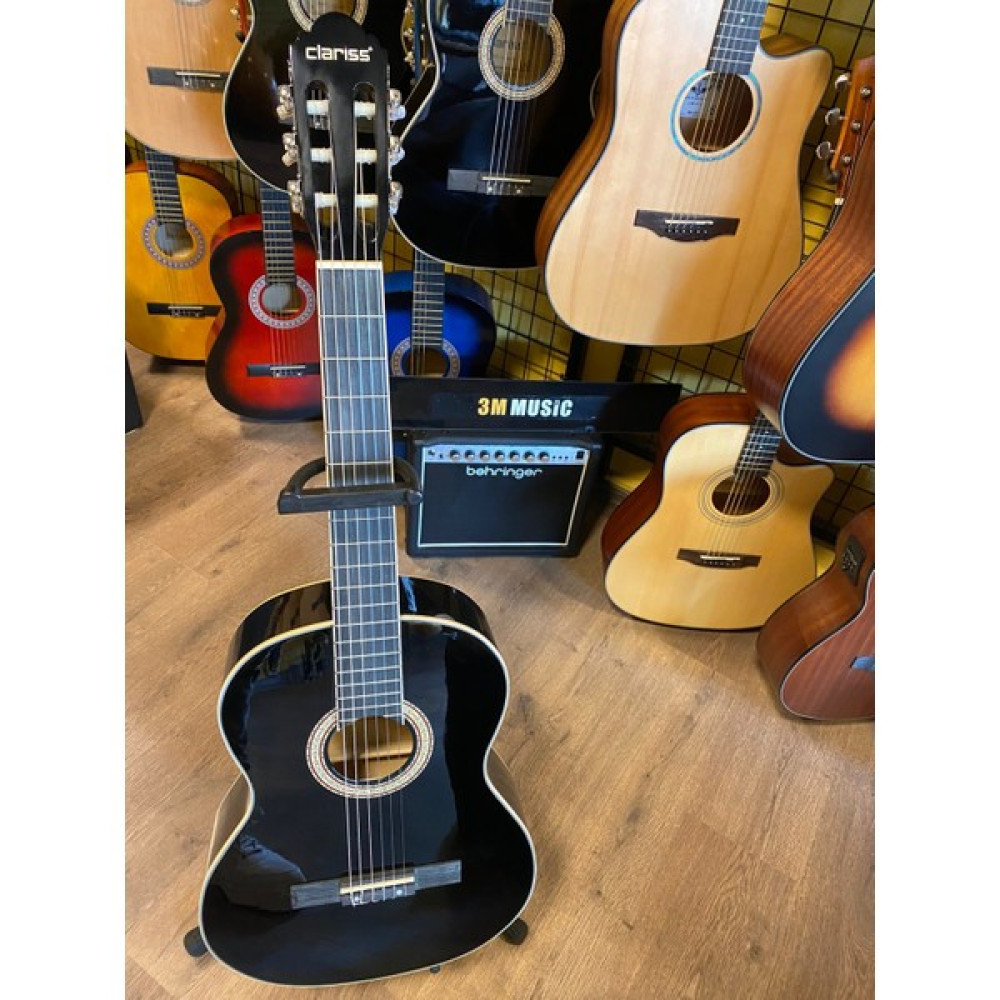 Clariss CCG-100 Klasik Gitar Ağaç Klasik Gitar - Siyah Klasik Gitarlar Fiyatı