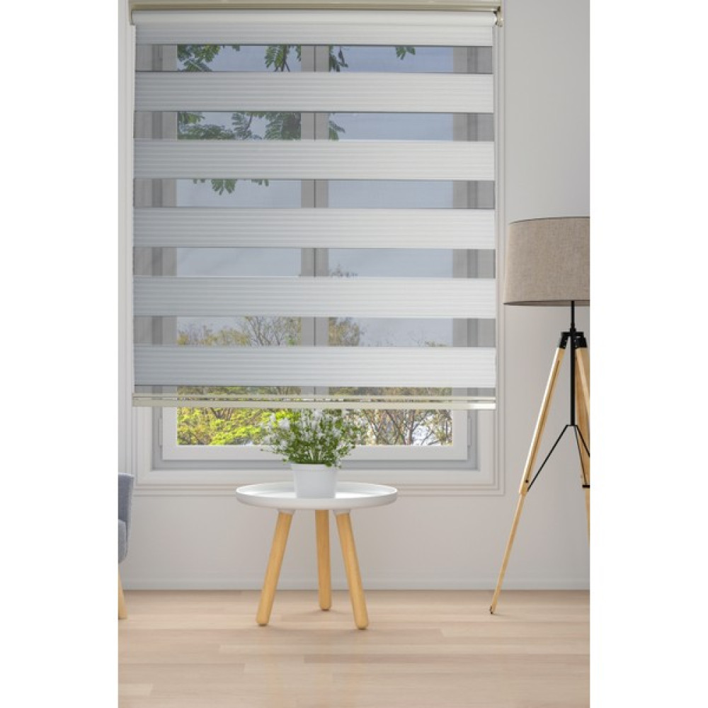 Clarıss Home Pliseli Salon, Oturma Odası, Krem Zebra Stor Perde - 30 x 40 cm Perde Fiyatı