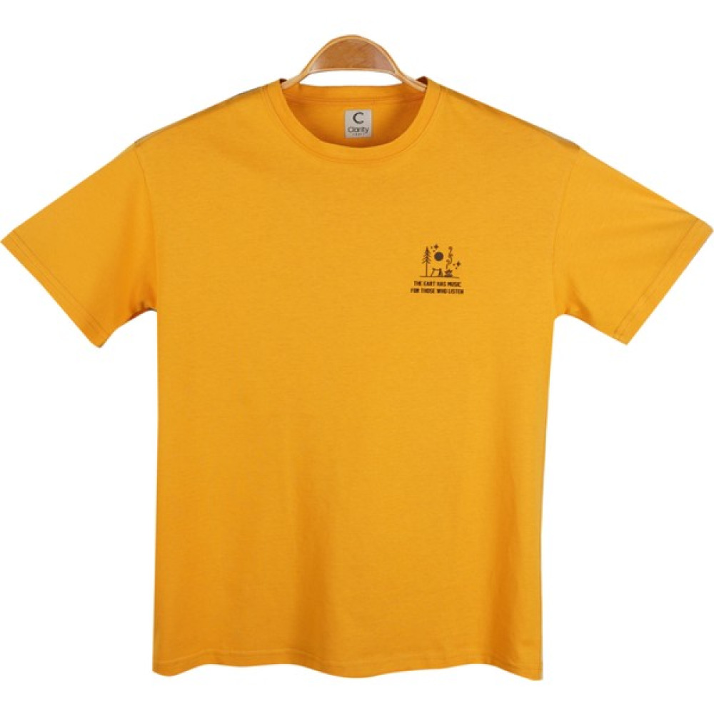 Clarity Craft Kamp Premium Unisex T-Shirt - Turuncu Bayan T-shirt Fiyatı