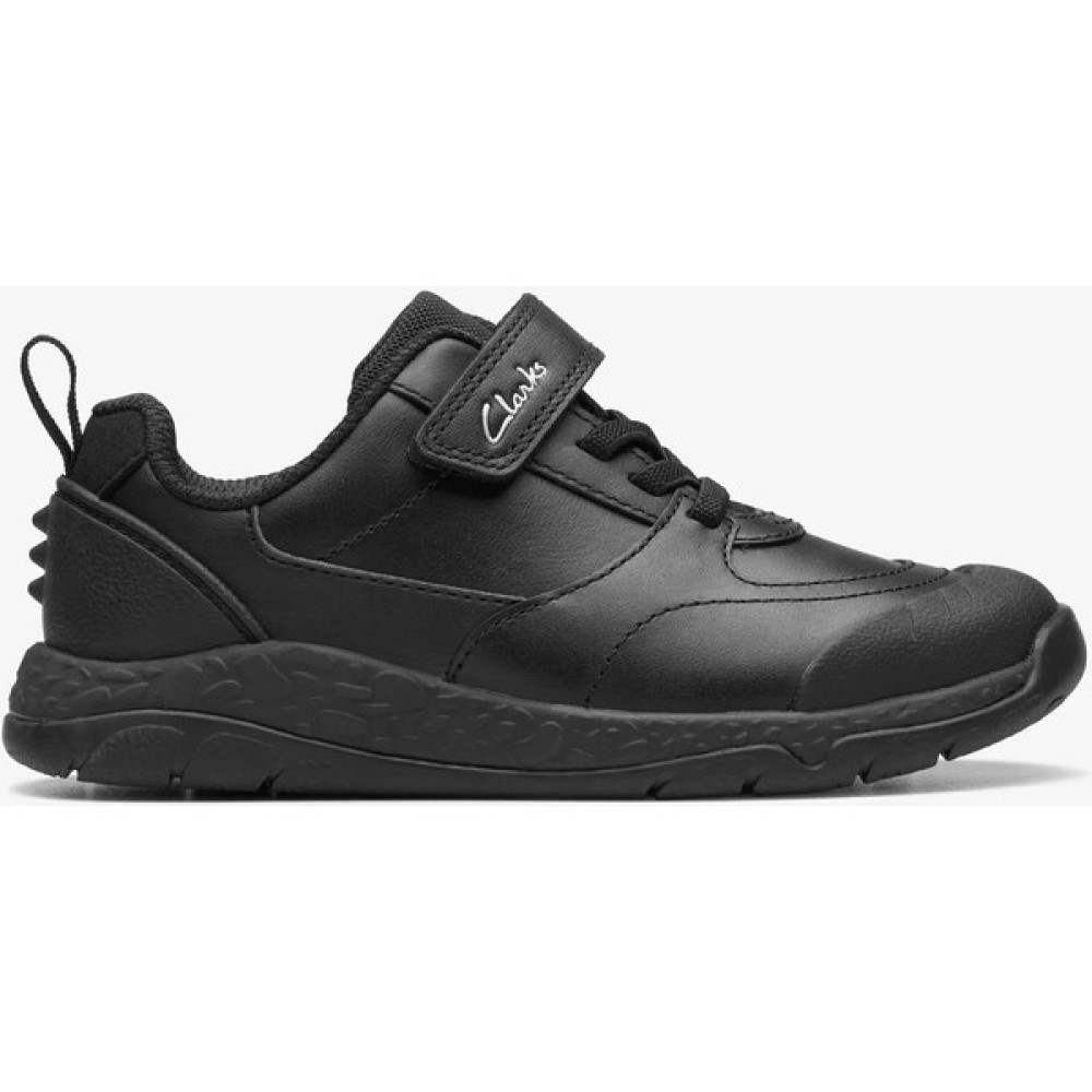 Clarks Deri Siyah Erkek Günlük Ayakkabı 26175140 Steggystride K Erkek Günlük Ayakkabıları Fiyatı