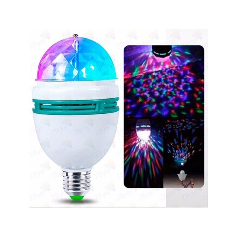 Classiy Home Renkli Disko Ampülü Hareketli 360 Derece Dönen Disco Topu LED Disko Dönen Ampul - 30 - 40 W Led Aydınlatmalar Fiyatı