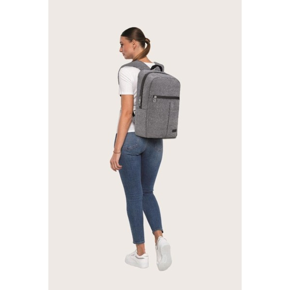 Classone BP-WTX508G 15,6" Su Geçirmez Kumaş  Su Geçirmez Fermuar ,notebook, Laptop Çantası-Gri - Gri Dizüstü Bilgisayar Aksesuarları Fiyatı