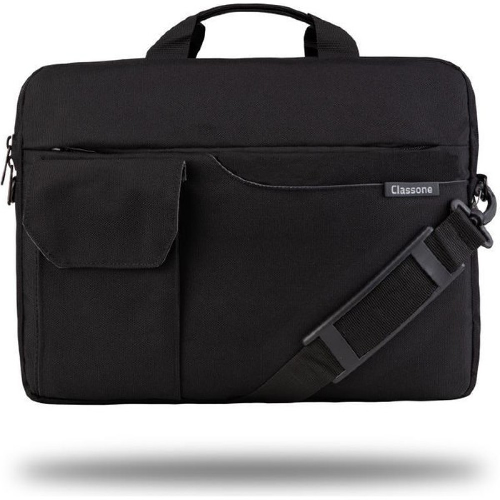 Classone TL7000 Workout 15.6" Su Geçirmez Kumaş ,macbook Mac Air, Notebook, Laptop El Çantası-Siyah - Koyu Gri Dizüstü Bilgisayar Aksesuarları Fiyatı