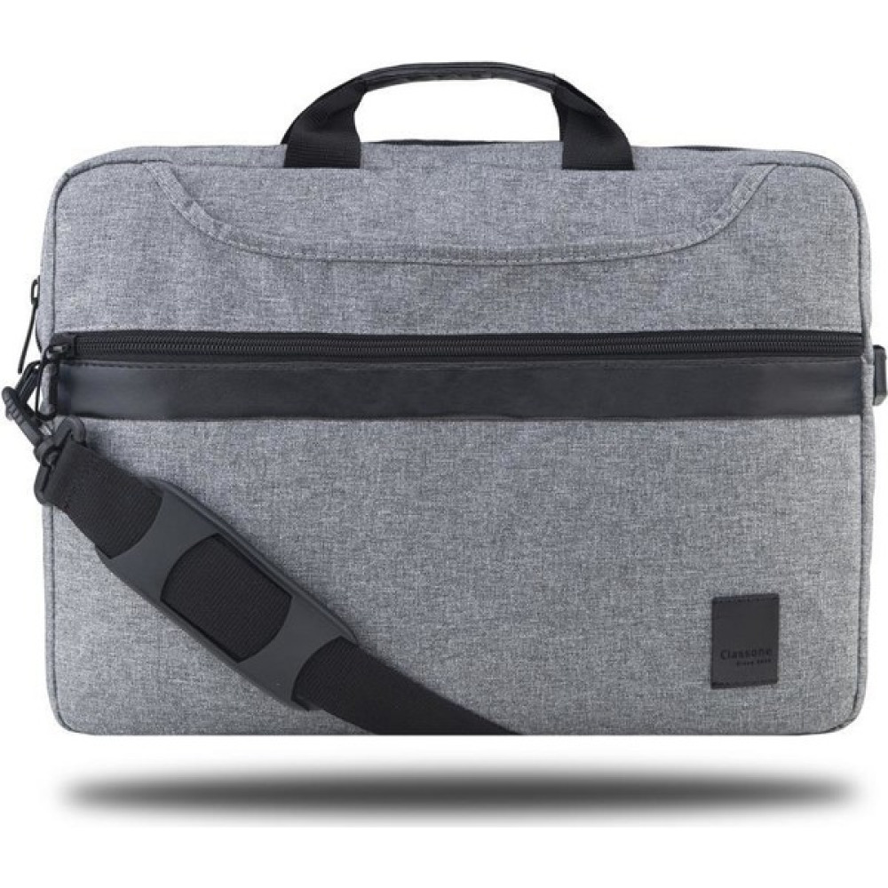 Classone Workstation BND604 15.6 " Su Geçirmez Kumaş, Notebook ,laptop Çantası-Gri - Gri Dizüstü Bilgisayar Aksesuarları Fiyatı