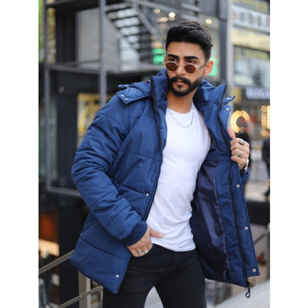 Classy Su Geçirmez Kapüşonlu Rüzgara Dayanıklı Mont & Kaban & Parka Yanı Model Iç Cepli Erkek Mont Fiyatı