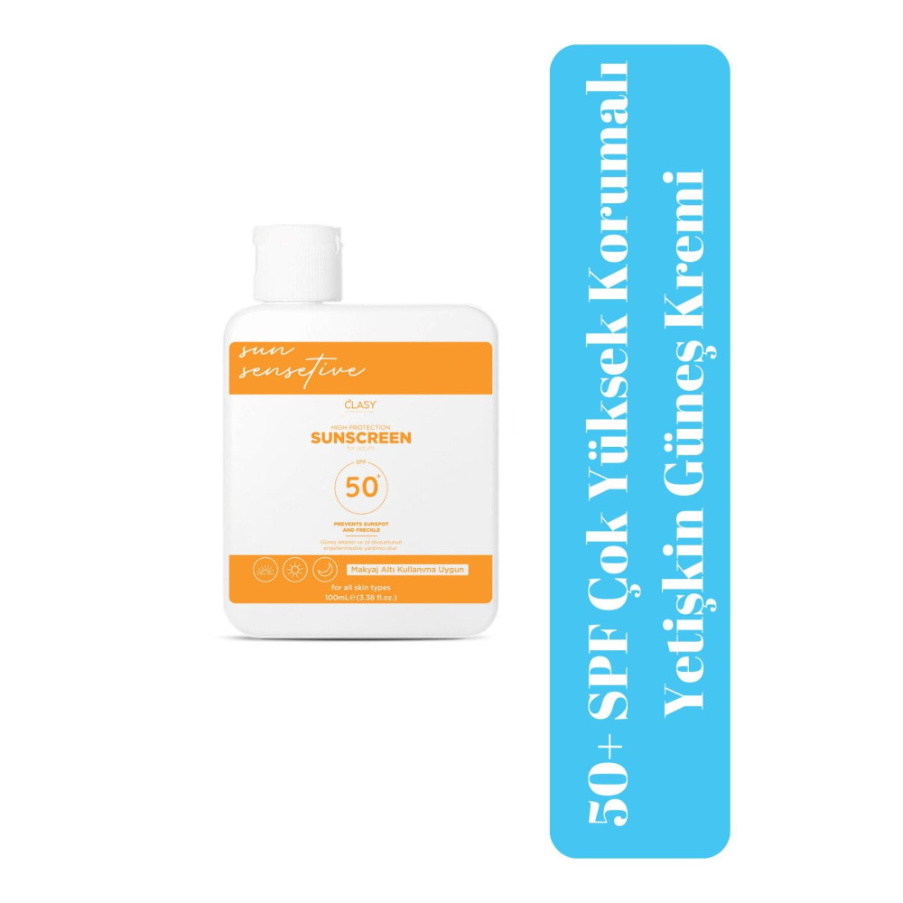 Clasy Care 50+SPF Güneş Kremi 100 mL Güneş Kremleri ve Losyonları Fiyatı