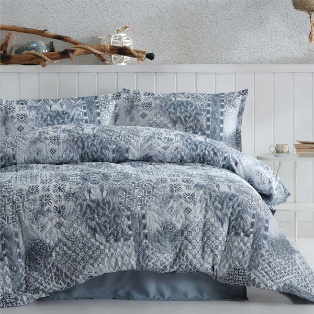 Clasy Çift Kişilik 4 Mevsim Pava V1 Lacivert - 220 x 230 cm Nevresim Takımı Fiyatı