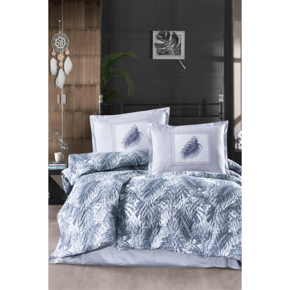 Clasy Pamuk Dört Mevsim Çift Kişilik Puma - Lacivert - 220 x 230 cm Nevresim Takımı Fiyatı