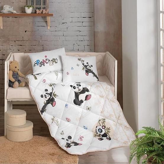 Clasy Panda %100 Pamuk Ranforce Bebek Uyku Seti