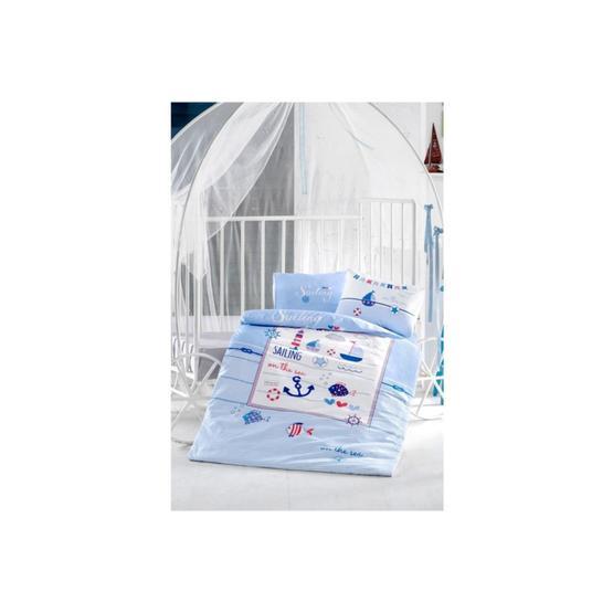 Clasy Ranforce Sailing Fish Bebek Nevresim Takımı