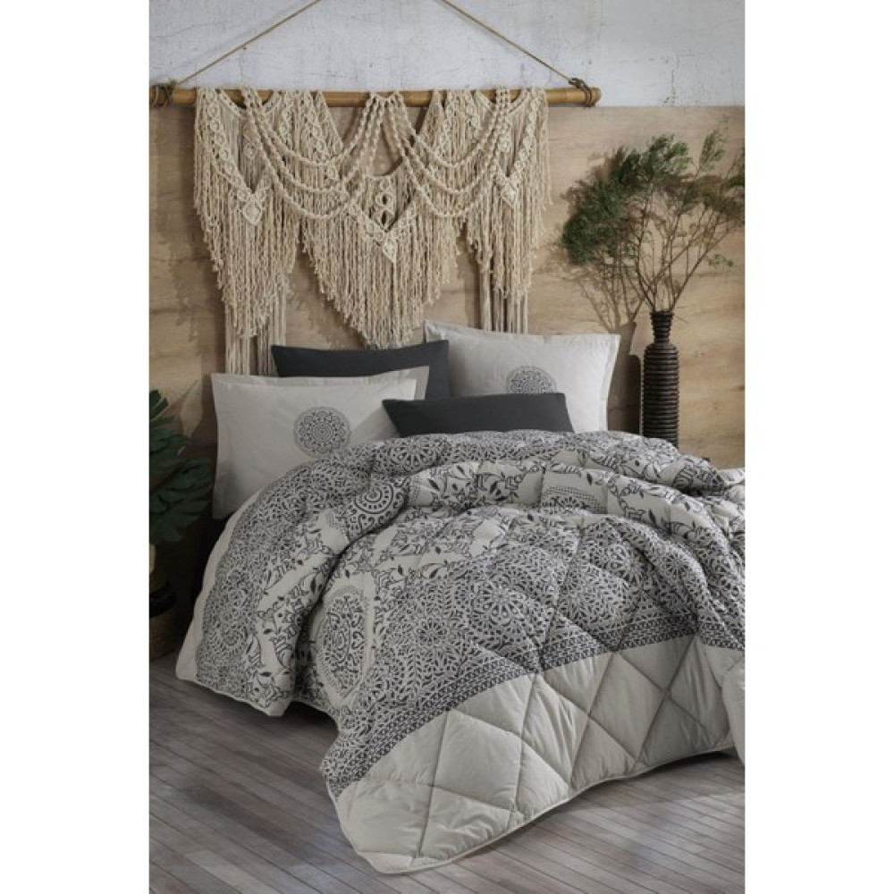 Clasy Ranforce Tek Kişilik Yorgan Bera - 01-Siyah - 155 x 215 cm Yorgan Fiyatı