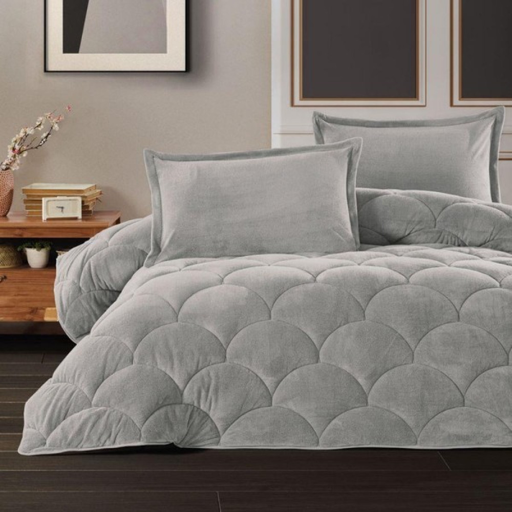 Clasy Tek Kişilik Wellsoft Yorgan Fluffy V13 Gri - 155 x 215 cm Yorgan Fiyatı