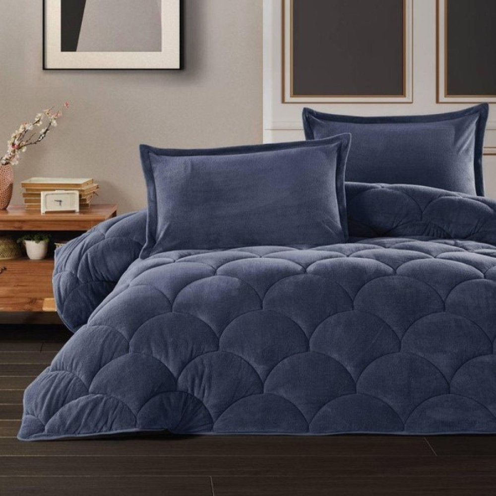 Clasy Tek Kişilik Wellsoft Yorgan Fluffy V4 Koyu Mavi - Koyu - Mavi - 155 x 215 cm Yorgan Fiyatı