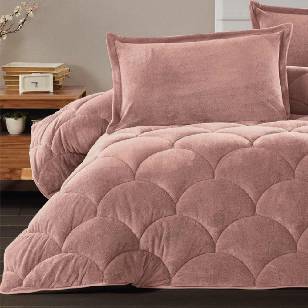 Clasy Tek Kişilik Wellsoft Yorgan Fluffy V7 Somon - 155 x 215 cm Yorgan Fiyatı