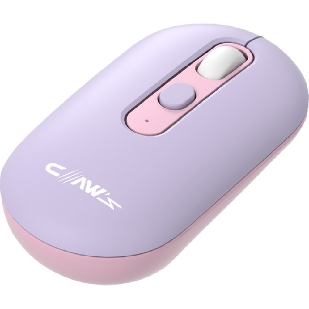 Claw's Claw’s Pastel Style Dpı Değiştirme Tuşlu Kombin Renkli Kablosuz Mouse - Mor Klavye - Mouse Fiyatı