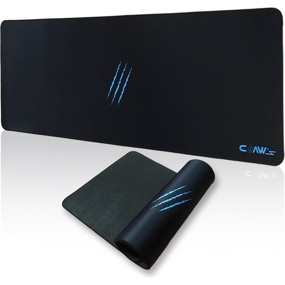 Claw's Soft 90X40CM Mikrofiber Yüzey - Kaydırmaz Kauçuk Zemin - 3mm Kalınlık - 360 Derece Dikiş - Kolay Temizlenebilir Xxl Mousepad - Siyah Mouse Pad Fiyatı
