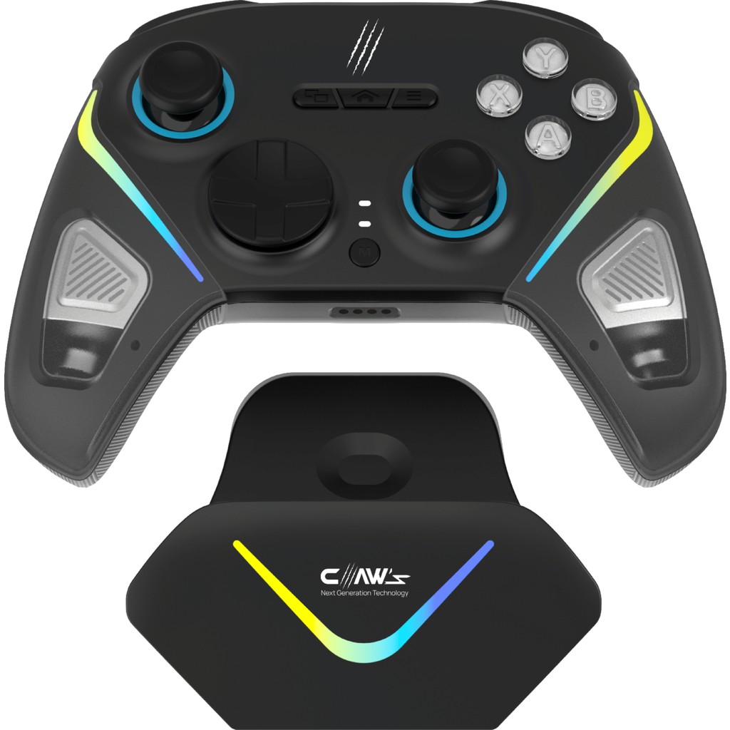 Claw's Tactical Combat 2.4 Ghz/bt Çift Kablosuz Mod - Rgb Şarj Standı - Mikro Switch - Harici Makro Tuşu - Hall 3D - Titreşimli - Turbo Modu - 18 T... Diğer Fiyatı