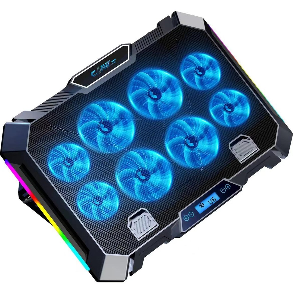 Claw's Vortex 8x Turbo LED Fan - 10 Modlu RGB - LCD Ekran - Ayarlabilir Fan Hızı & 7 Farklı Stand Yükseklik Kademesi – 2x USB - Metal Mesh Zemin No... Diğer Fiyatı