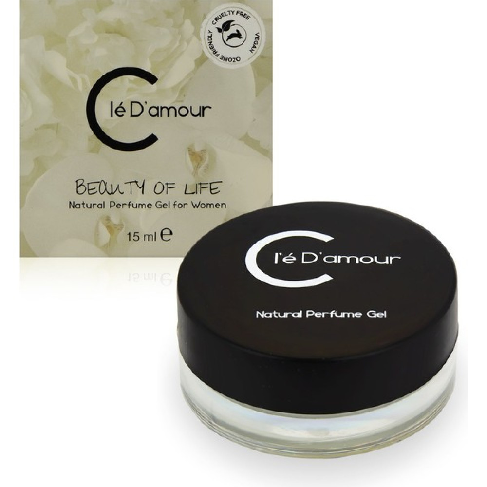 Clé D'amour Beauty Of Life (Miskli-Çiçeksi) Natural Perfume Gel For Women - Naturel Kadın Jel Parfüm 10ML Kadın Parfümleri Fiyatı