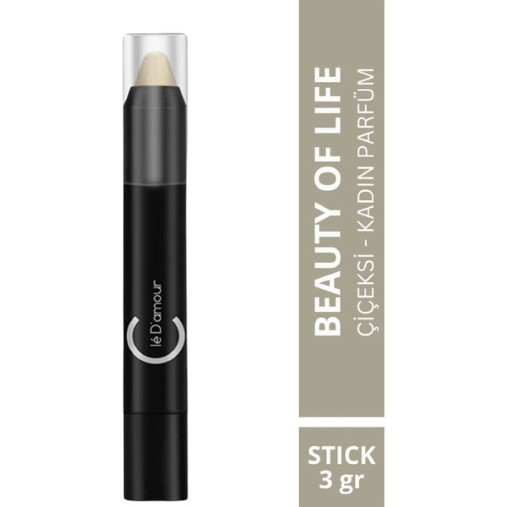 Cle D'Amour Beauty Of Life (Miskli/Çiçeksi) Women - Kadın Stick Parfüm 3 gr - Vegan Oto Boyaları Fiyatı