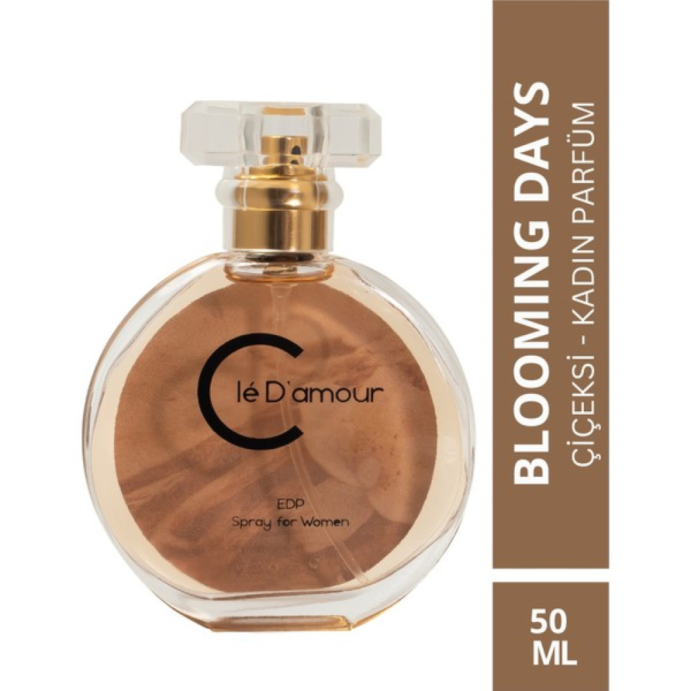 Cle D'Amour Blooming Days (Çiçeksi/Gurme) Women - Kadın Parfüm 50 ml - Vegan - 5 Oto Boyaları Fiyatı
