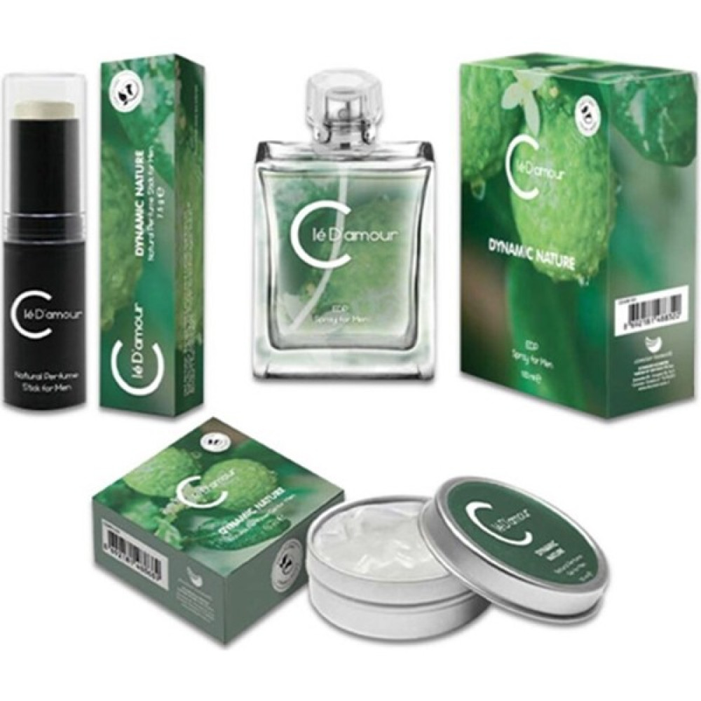 Clé D'amour Cle D'amour Nature (Turunçgil/baharat) Men - 3 Lü Erkek Parfüm Seti 50 ml - Oto Boyaları Fiyatı