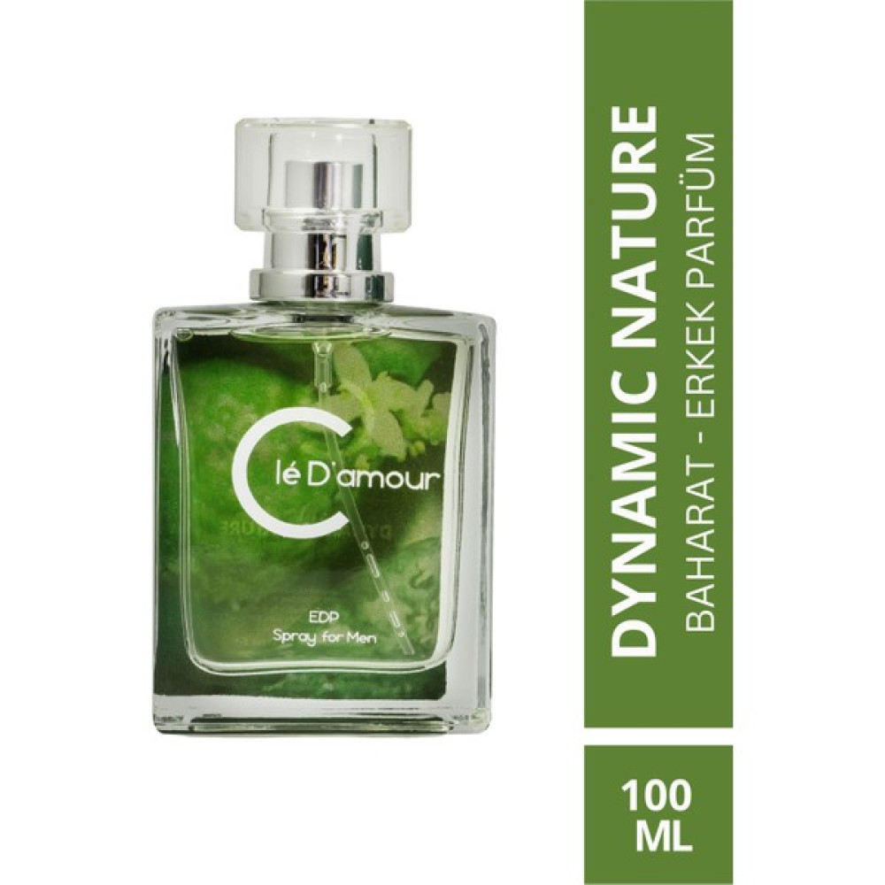 Cle D'Amour DYNAMIC NATURE (Turunçgil/Baharat) Men - Erkek Parfüm 100 ml - Vegan - 23 Oto Boyaları Fiyatı